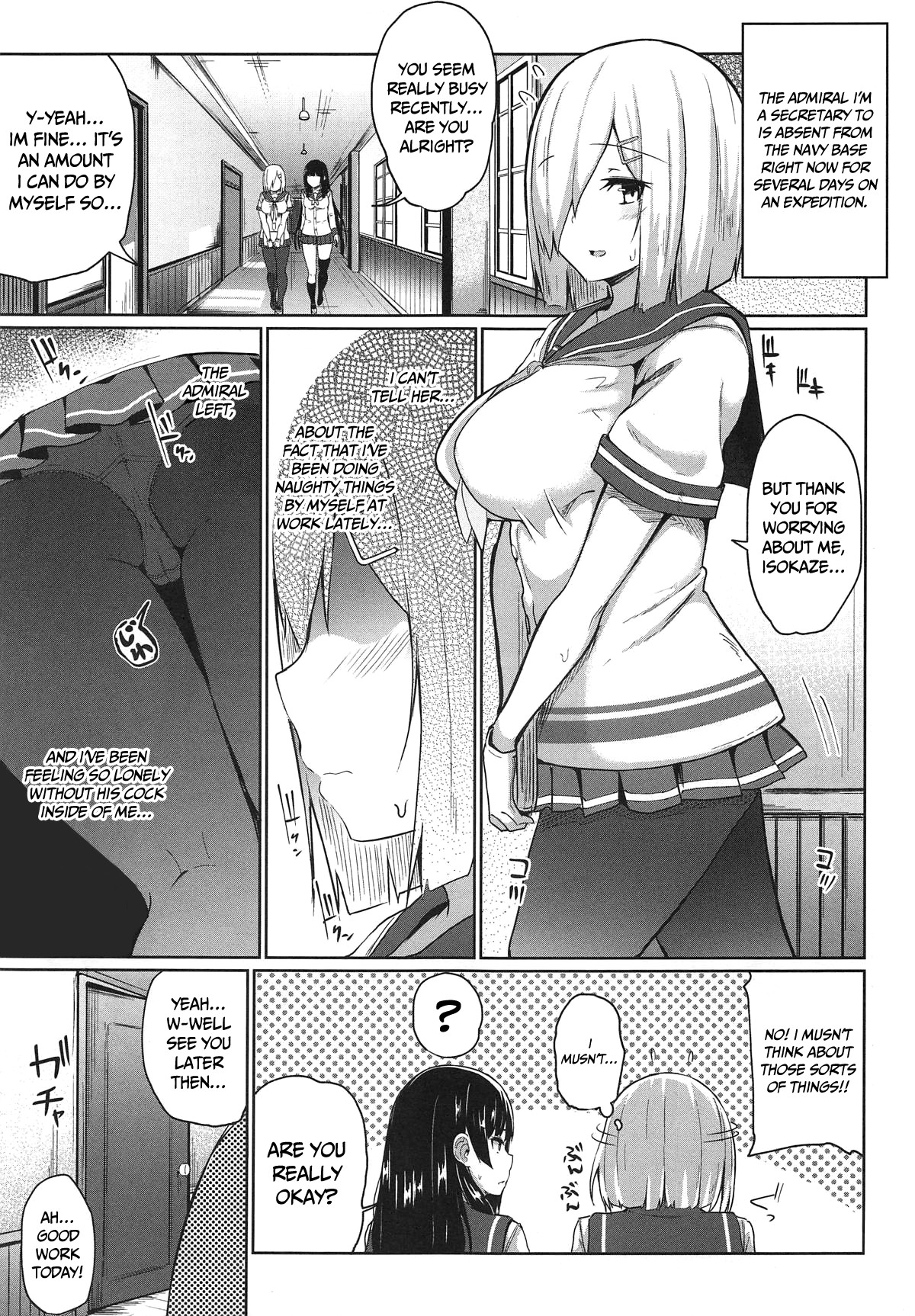 Hentai Manga Comic-Hamakaze Falls To The Pleasure-Read-3